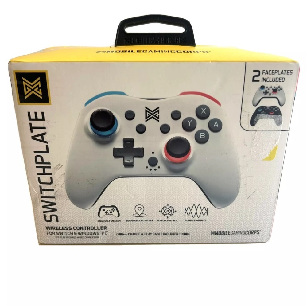 New Open Box MCG Switchplate Wireless Game Controller Nintendo Switch Windows PC